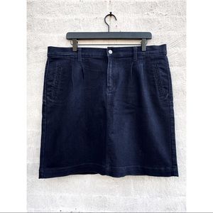 Gap 1969 Stretch Dark Rinse Denim Skirt